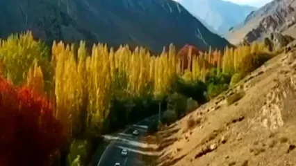 پاییز رویایی در جاده کرج - کندوان؛ زیبایی بی‌ پایان طبیعت