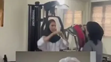 ببینید؛ تمرین مونا فرجاد با نانچیکو در پشت صحنه فیلم «آقای زالو»