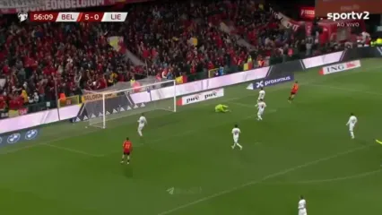 ویدیو: گل ششم بلژیک به لیختن اشتاین توسط شارل د کتلار