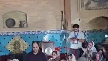 فیلم آیین حمام دامادی در بازار اصفهان