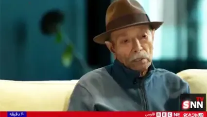 علی نصیریان مقابل دوربین بی‌بی‌سی فارسی نشست