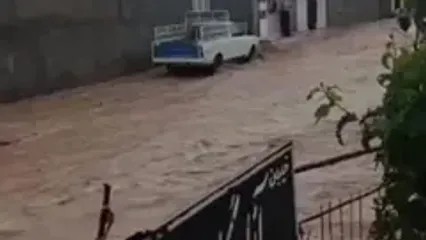 فیلم سیل اخرالزمانی در آبدانان ایلام