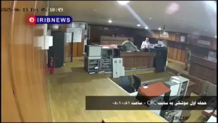 لحظه حمله به سایت پدافندی ارتش در تبریز