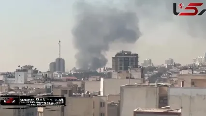 دود سیاه در آسمان شهرک غرب صبح امروز / علت چه بود؟