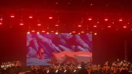 اجرای انیمیشن شیرشاه در کنسرت موسیقی آثار هانس زیمر در هتل اسپیناس پالاس تهران