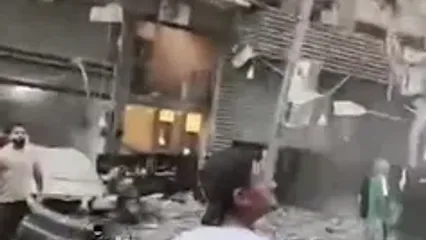 ویدئویی هولناک از حمله امروز اسرائیل به بیروت