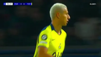 ویدیو: گل اول تاتنهام به پاری‌سن‌ژرمن توسط ریچارلیسون