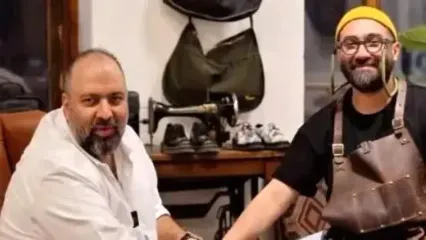 تعریف و تمجید علی اوجی از باجناق کفاشش هنگام کفش خریدن؛ 8 ساله با هم دوستیم ولی یک ساله که با هم باجیم!