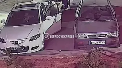 ببینید؛ سرقت مزدا ۳ در محدوده درب غربی استادیوم آزادی در عرض کمتر از یک دقیقه