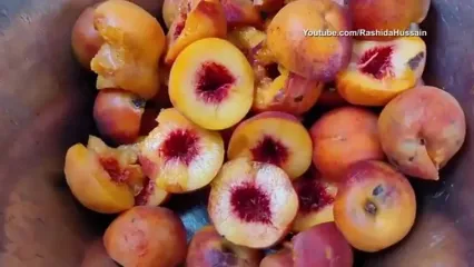 غذای خیابانی در پاکستان؛ تهیه آب انار، هلو، آلو، انگور و پرتقال در کراچی