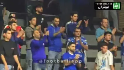 هواداران استقلال برای صابر کاظمی سنگ تمام گذاشتند