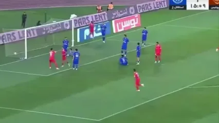 گل اول و زیبای پرسپولیس به استقلال خوزستان توسط سروش رفیعی