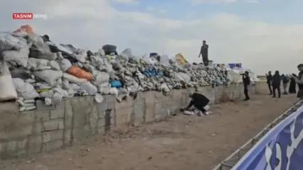 مراسم امحا 20 تن موادمخدر در منطقه کهریزک