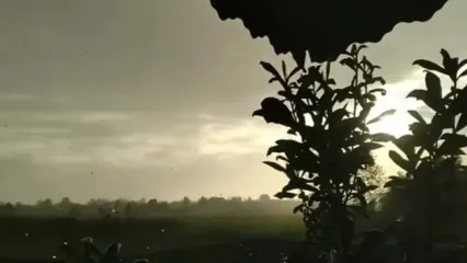 بارش شدید باران در خمام گیلان