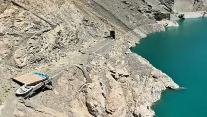 فاجعه در سد کرج؛ می‌توانید وسط سد قدم بزنید!