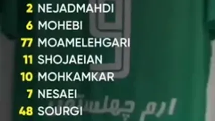 اعلام ترکیب شمس آذر مقابل پرسپولیس