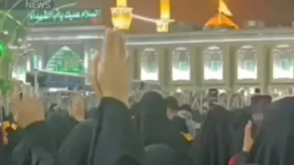 حال و هوای بین‌ الحرمین کربلا و ازدحام زوار در شب زیارتی سیدالشهدا علیه‌السلام