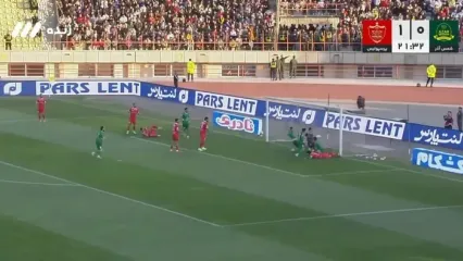 ویدیو: گل اول شمس آذر به پرسپولیس توسط محبی