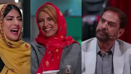 فیروز کریمی خانم بازیگران را مبهوت کرد/ هلیا امامی و محیا دهقانی نمی دونن ناراحت بشن یا شوخی بدونن بخندن .../ سبک بازی تا این حد ...