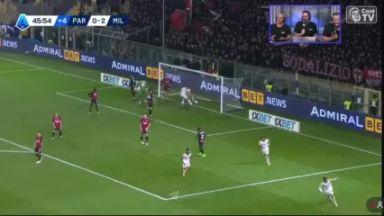 ویدیو: گل اول پارما به میلان توسط آدریان برنابه