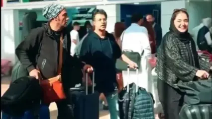 فریبا نادری دوستاش رو هم فخرفروش کرد/سفر دسته جمعی نرگس محمدی, علی اوجی، هومن حاجی عبداللهی به امارات دبی/ حالا چرا همگی با هم؟!