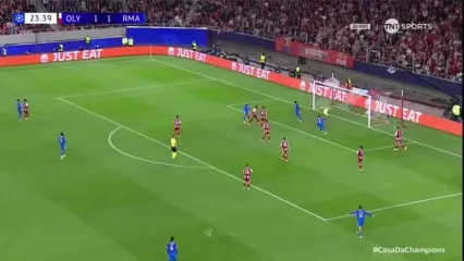 ویدیو: گل دوم رئال مادرید به المپیاکوس توسط امباپه