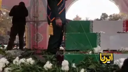 تصاویری از مراسم تشییع پیکر شهدای گمنام دفاع مقدس در تهران