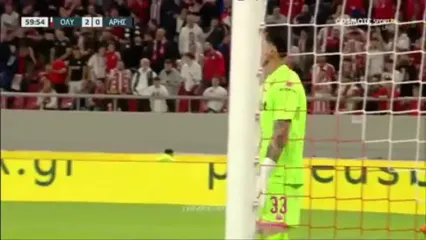 ویدیو: گلزنی مهدی طارمی در بازی امشب المپیاکوس مقابل آریس