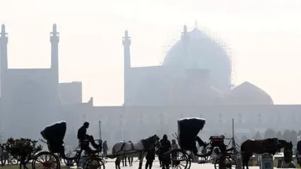 ویدئویی از اصفهان که کم از فیلم ترسناک ندارد