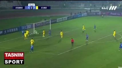 گل اول برای استقلال توسط سحرخیزان در دقیقه ۶ - هفته پنجم لیگ قهرمانان آسیا