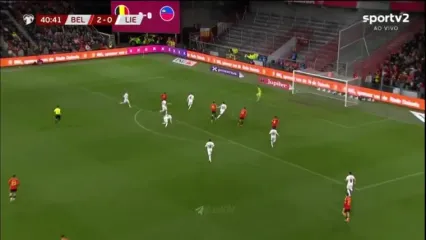 ویدیو: گل‌ سوم بلژیک به لیختن‌اشتاین توسط جرمی دوکو