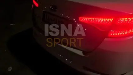 حمله به ماشین داور بازی شمس‌آذر - پرسپولیس