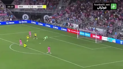 درخشش لیونل مسی مقابل نشویل با به ثمر رساندن دو گل و یک پاس گل