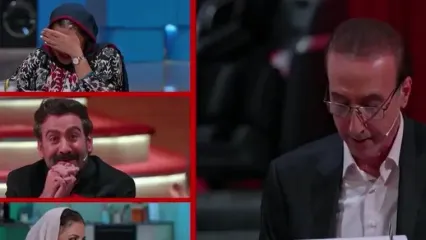 سکانس فوق خنده دار شفرونی با خبر خوانی گوینده نوستالژی،محمدرضا حیاتی: رویا میرعلمی و نسیم ادبی رسما غش کردن از خنده