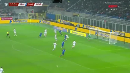 ویدیو: گل اول ایتالیا به نروژ توسط اسپوسیتو