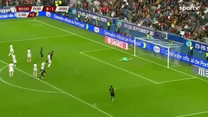 ویدیو: گل نهم پرتغال به ارمنستان توسط کونسیسائو