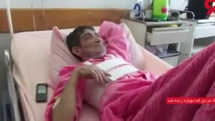 فیلم زنده شدن مرد مراغه ای پس از مرگ / در سردخانه بیمارستان همه ...