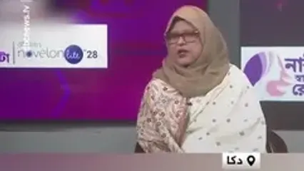 وقوع زلزله در بنگلادش هنگام پخش زنده تلویزیونی