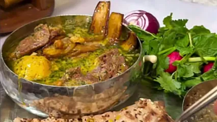 طرز تهیه دوگوله دودار آبگوشت اراک