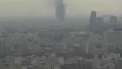 آتش سوزی در شرق تهران