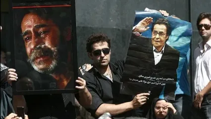 ویدیو قدیمی از مراسم تشییع پیکر خسرو شکیبایی