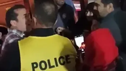 درگیری عجیب لفظی خداداد عزیزی با یکی از هواداران خیبر