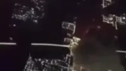 انتشار لحظه وقوع انفجار مهیب از کابین هواپیما