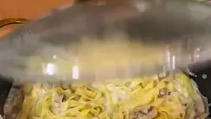 پاستا خامه ای رو به راحت ترین شکل درست کن