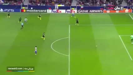 گل سوم اتلتیکو به سن ژیلوا