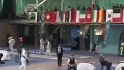 پایین کشیدن پرچم رژیم صهیونیستی در جام جهانی شمشیربازی