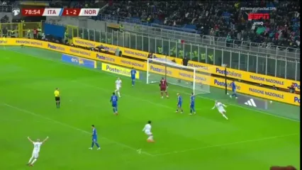 ویدیو: گل سوم نروژ به ایتالیا توسط هالند