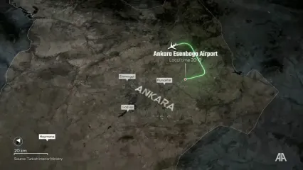 فیلم محل سقوط هواپیمای فرمانده ارتش لیبی مشخص شد