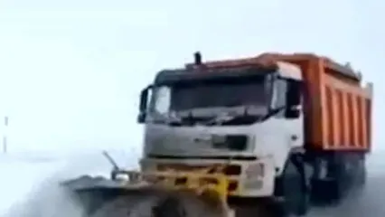 فیلم عملیات برف روبی محور سنخواست به بجنورد