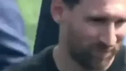 ویدئو: استقبال 80 هزار نفری از مسی در هند